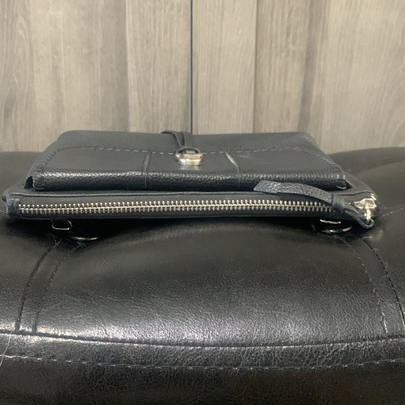 Brighton Black Leather Small Purse or Snap Clutch Without Shoulder Strap - Picture 11 of 13